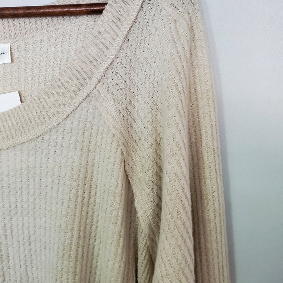 Chelsea & Theodore Oatmeal Waffle Print size 1X - Picture 2 of 6